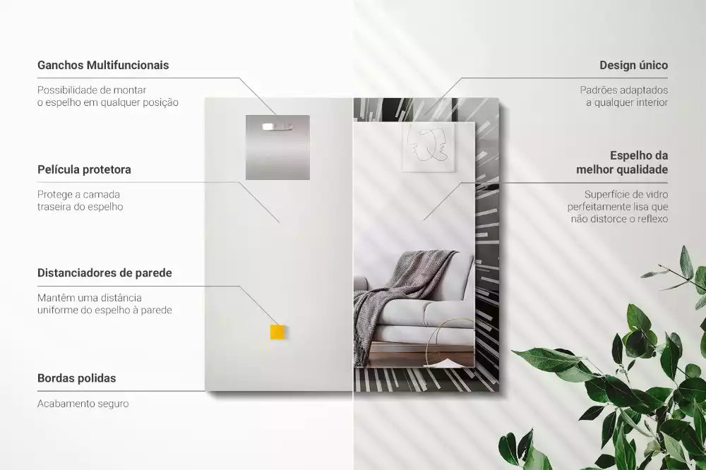 Decorațiuni de perete cu oglinzi Efect de viteză a luminii