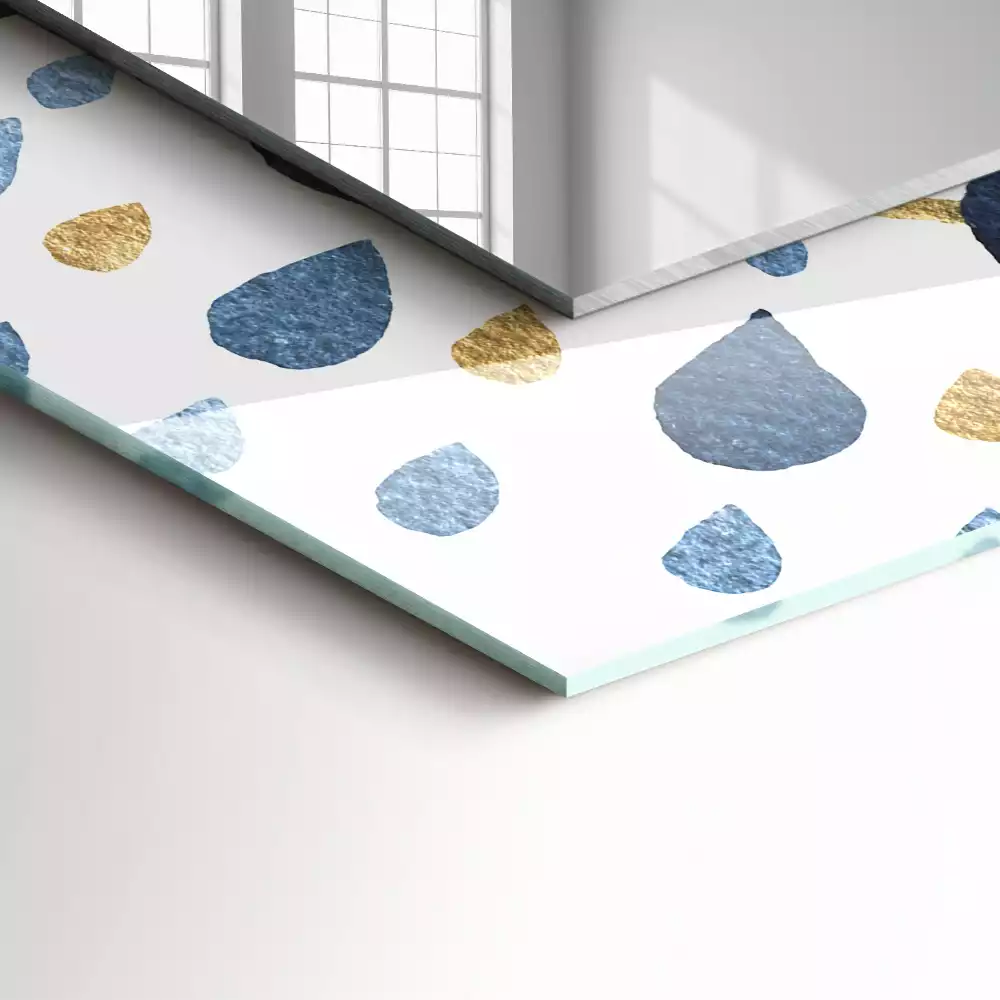 Oglindă imprimată Model mandala abstract