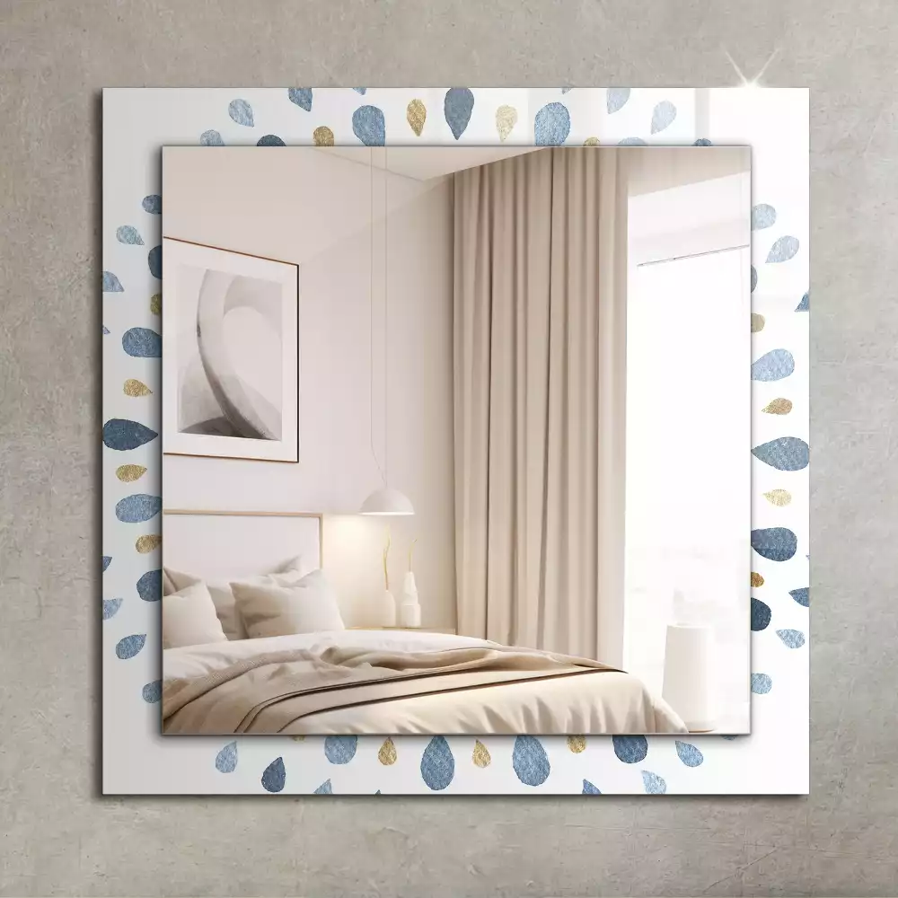 Oglindă imprimată Model mandala abstract