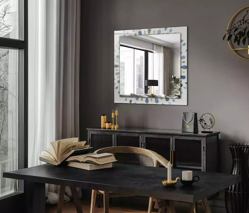 Oglindă imprimată Model mandala abstract