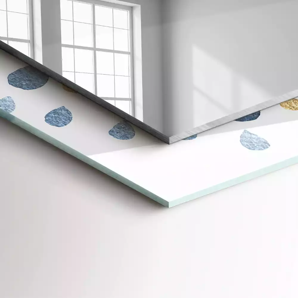 Oglindă imprimată Model mandala abstract