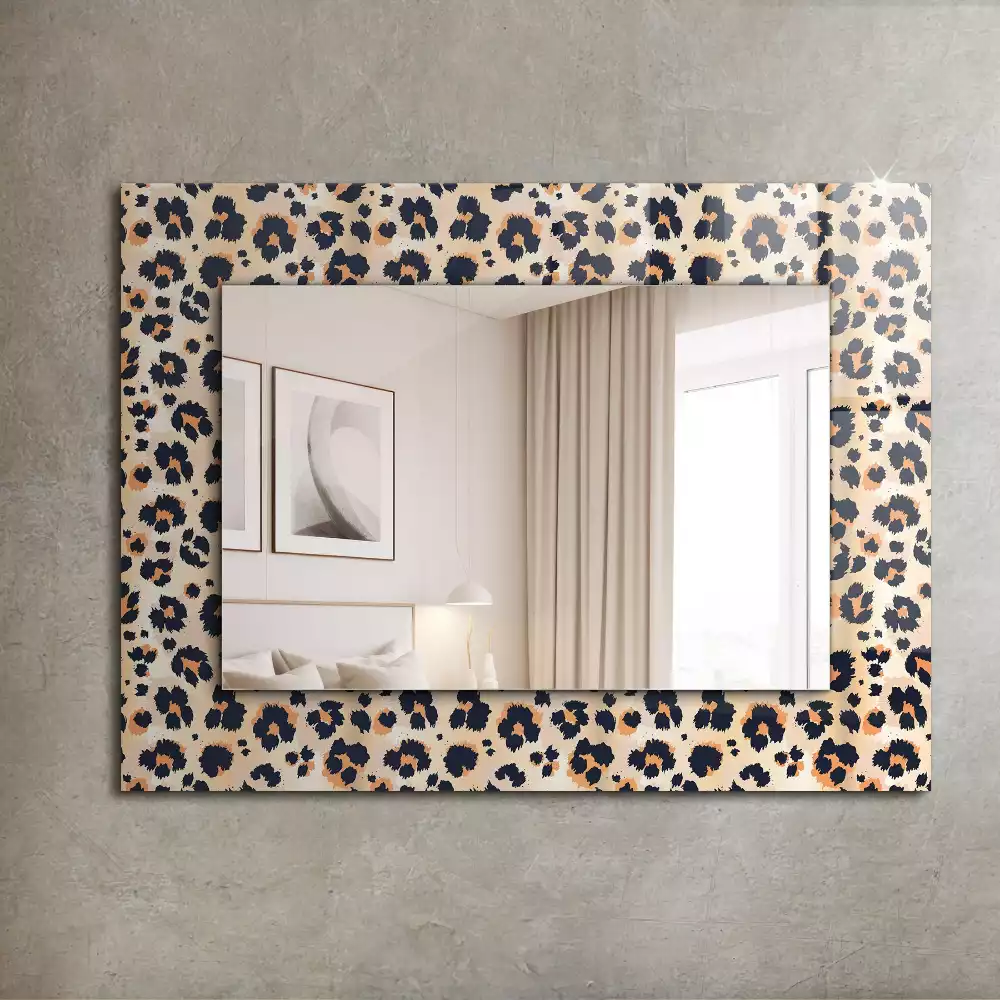Decorațiuni de perete cu oglinzi Model leopard