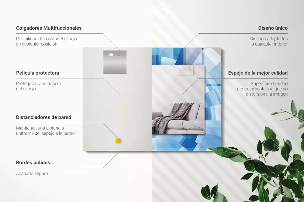 Decorațiuni de perete cu oglinzi Tunel abstract