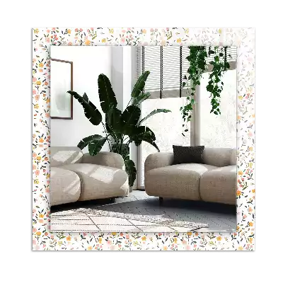 Oglindă imprimată Model floral țesătură