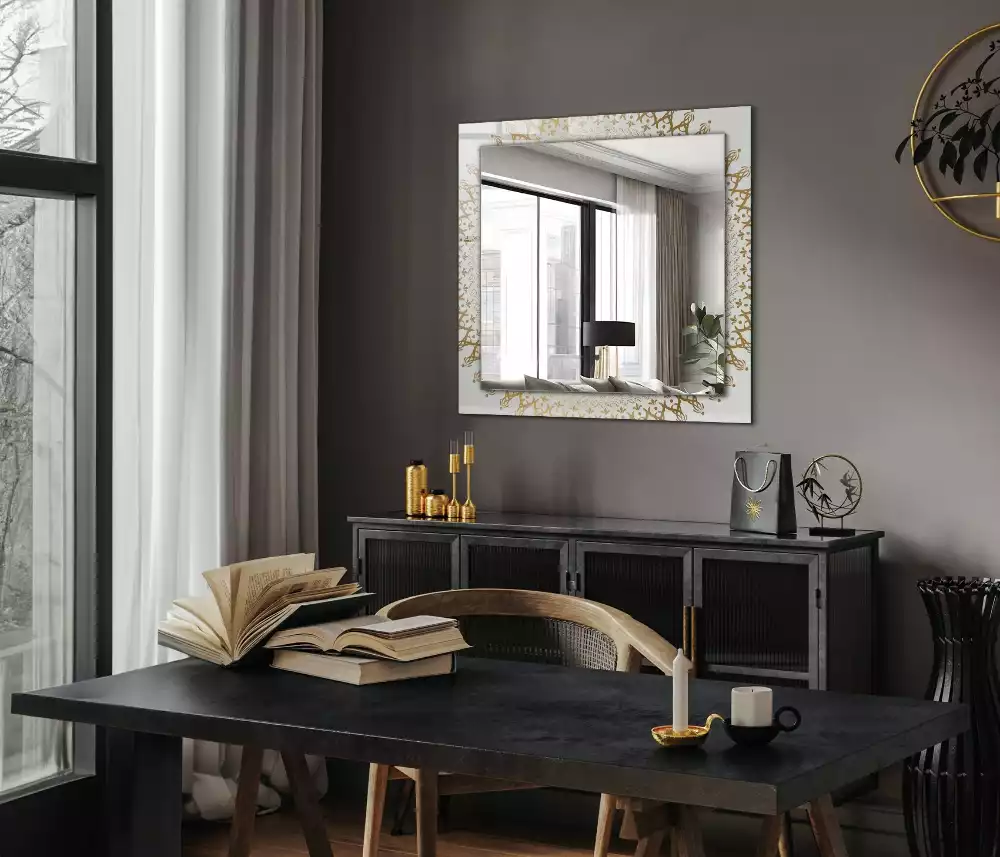 Decorațiuni perete cu oglindă Model mandala