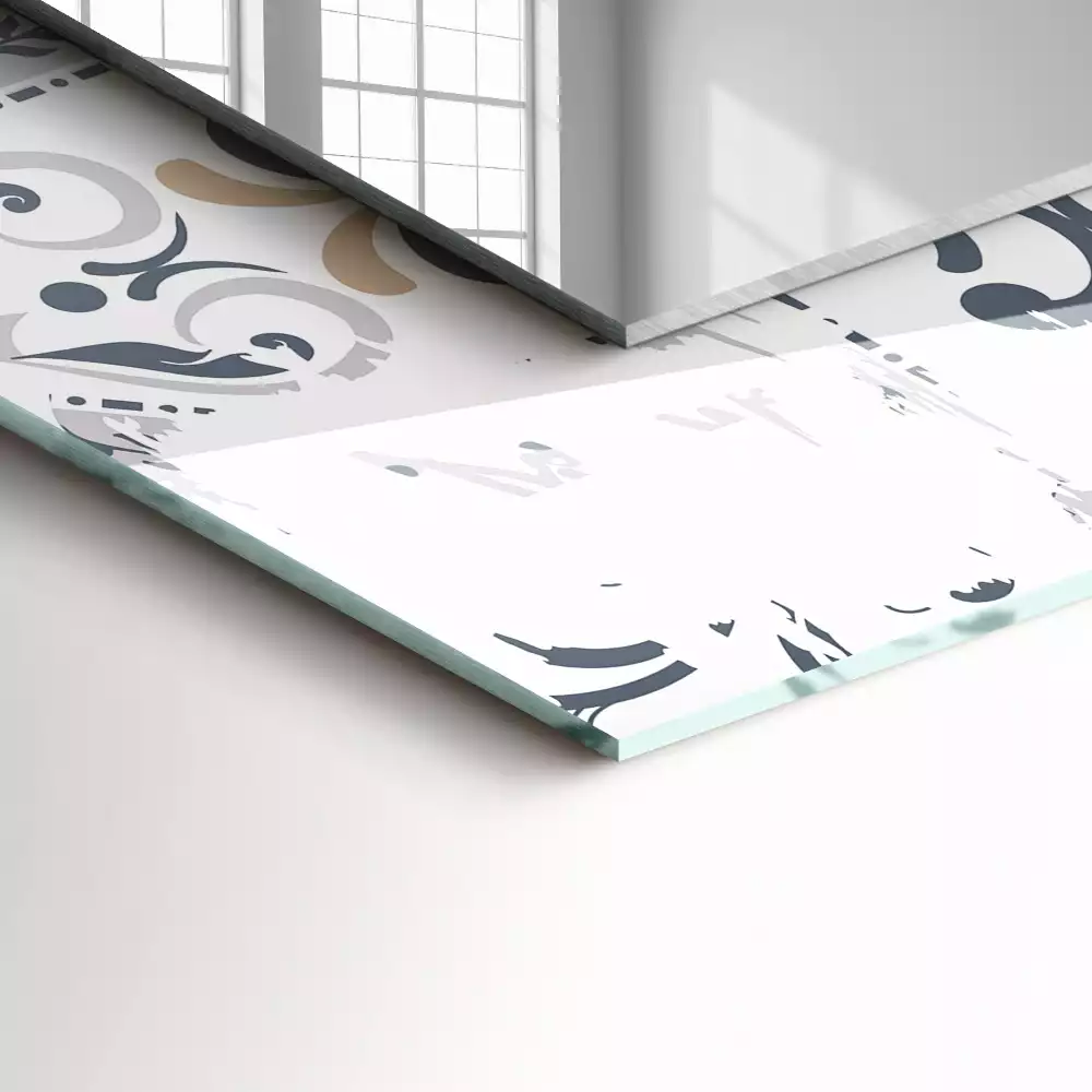 Oglindă imprimată Model faianță ornament