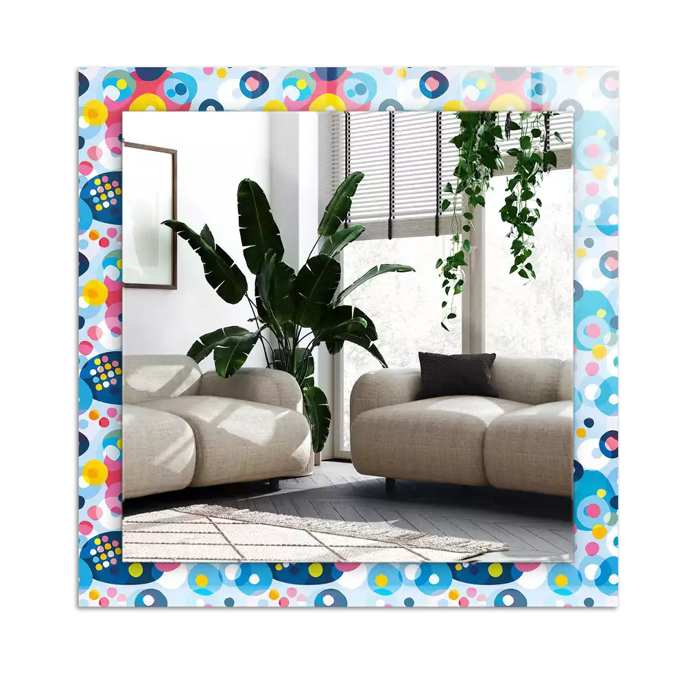 Decorațiuni de perete cu oglinzi Modele abstracte colorate