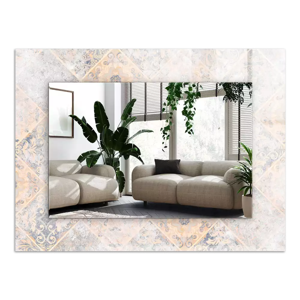 Decorațiuni perete cu oglindă Plăci cu modele