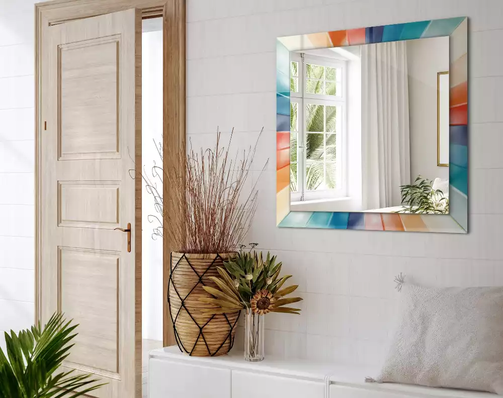 Oglindă imprimată Razele luminii colorate