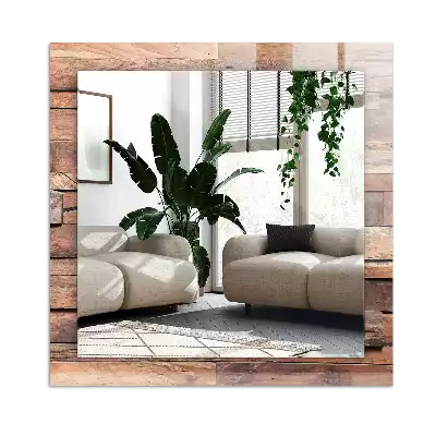 Decorațiuni de perete cu oglinzi Perete de lemn cu panouri