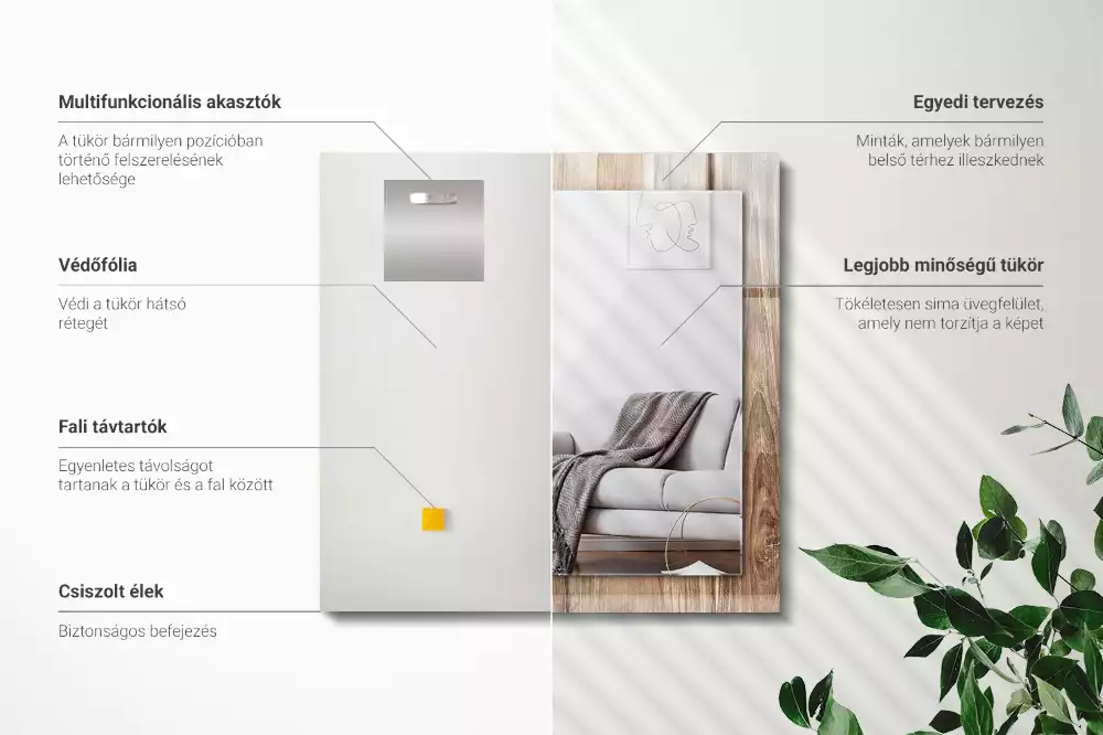 Decorațiuni de perete cu oglinzi Pardoseală din lemn scânduri