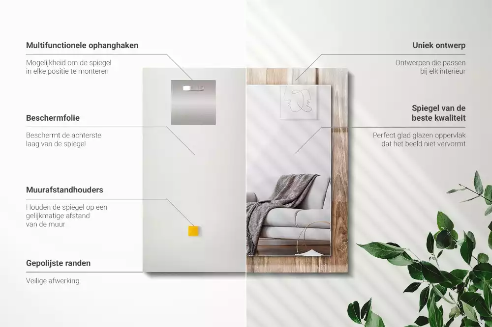 Decorațiuni de perete cu oglinzi Pardoseală din lemn scânduri