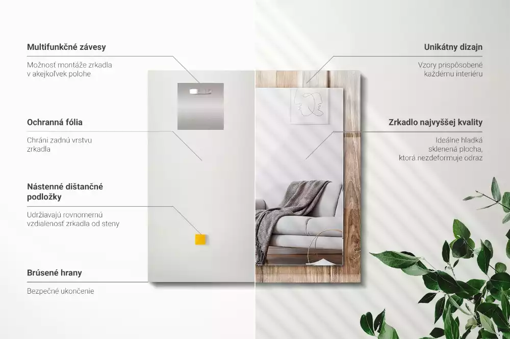 Decorațiuni de perete cu oglinzi Pardoseală din lemn scânduri