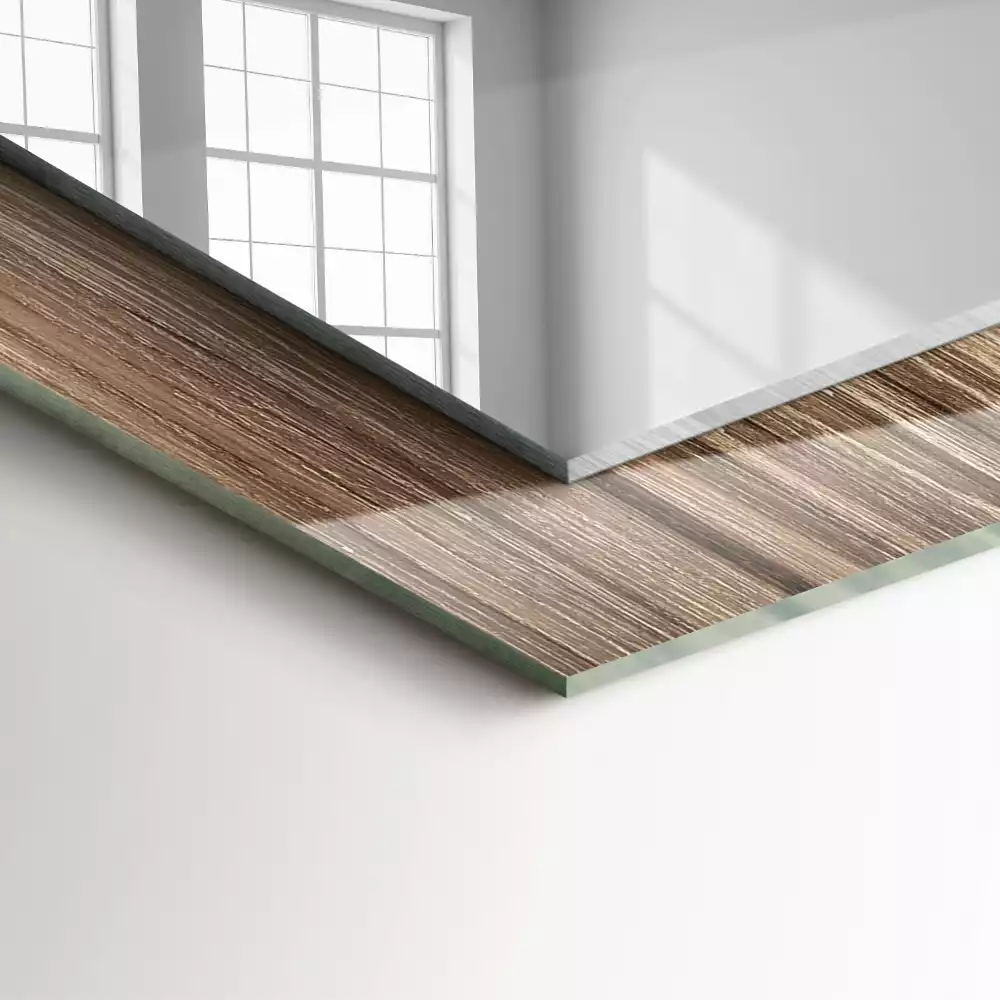 Decorațiuni de perete cu oglinzi Pardoseală din lemn scânduri