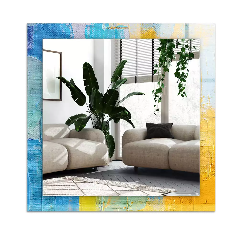 Decorațiuni de perete cu oglinzi Tablou în ulei abstract