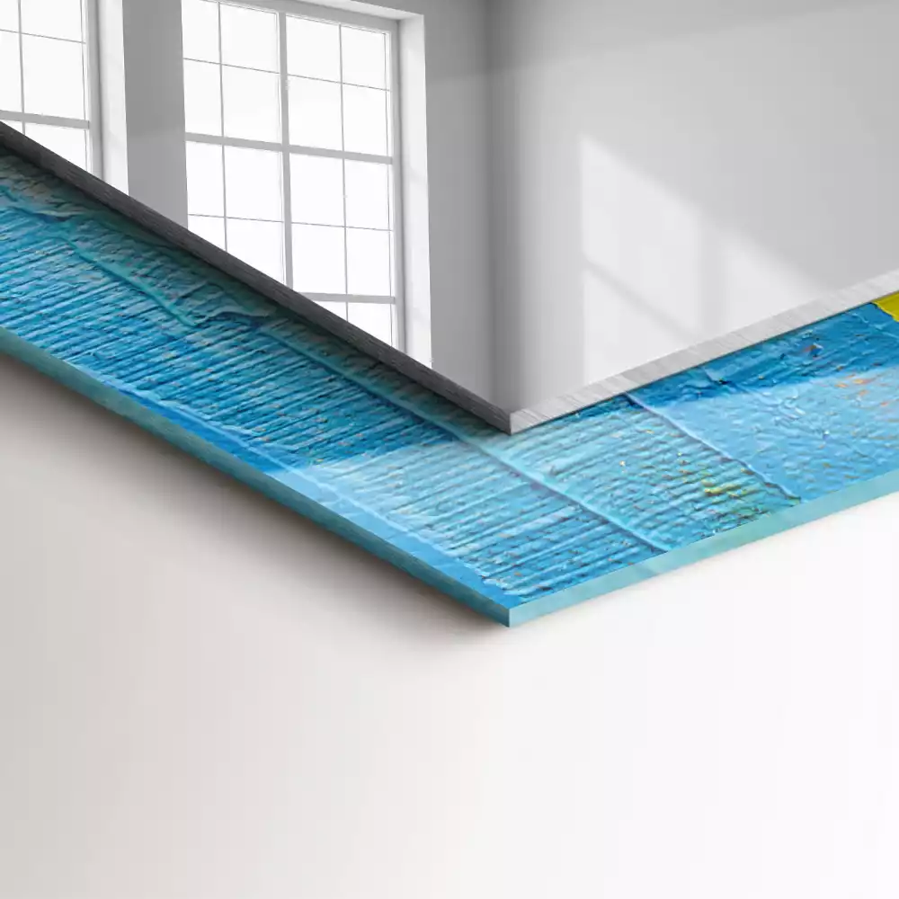 Decorațiuni de perete cu oglinzi Tablou în ulei abstract