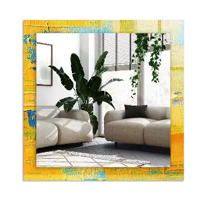 Decorațiuni perete cu oglindă Tablou în ulei abstract