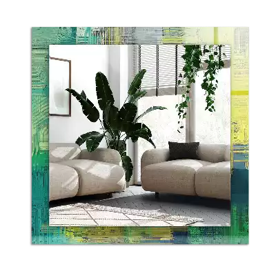 Decorațiuni de perete cu oglinzi Compoziție de culori abstractă