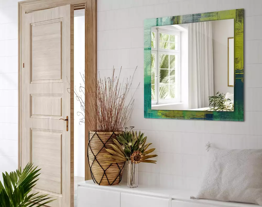 Decorațiuni de perete cu oglinzi Compoziție de culori abstractă