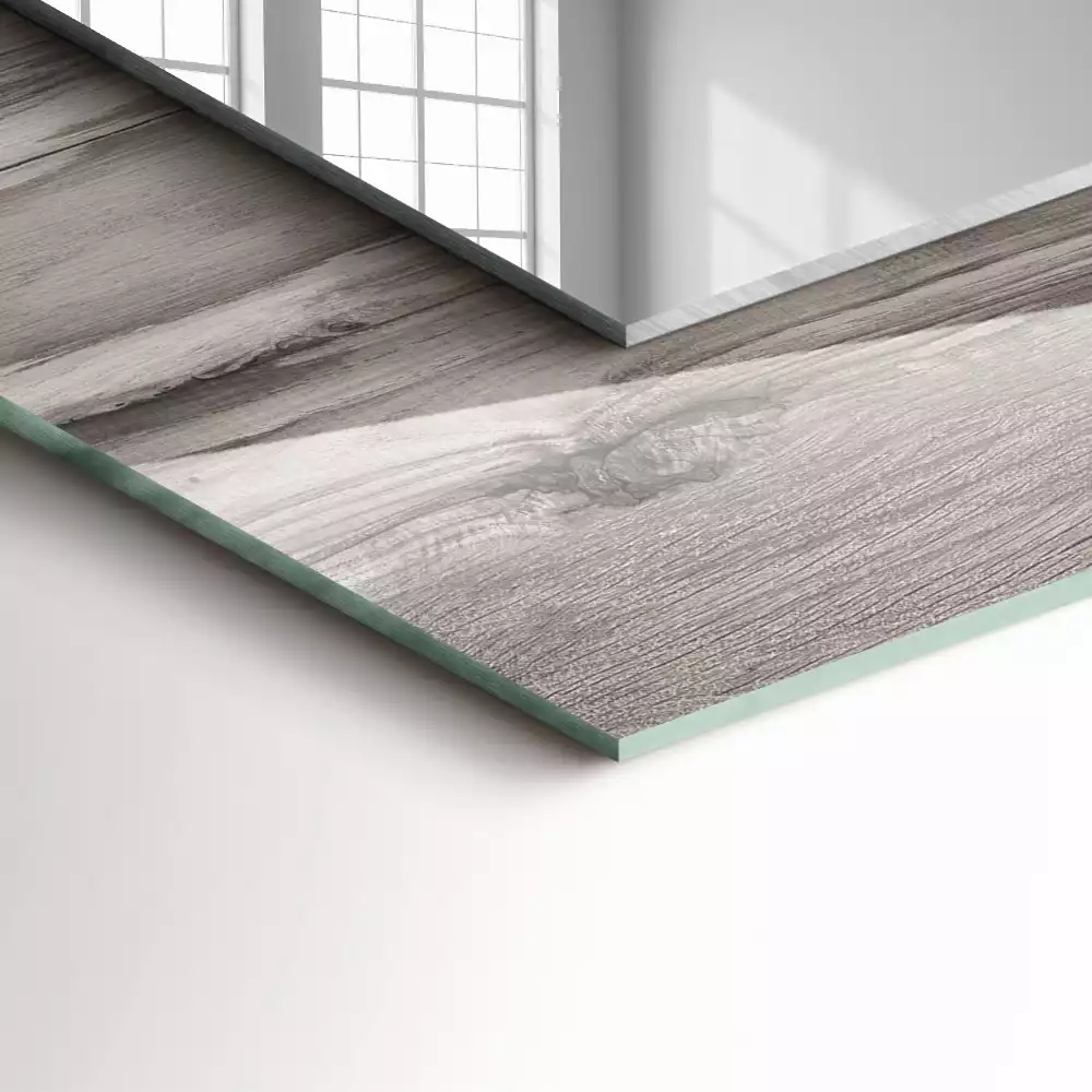 Decorațiuni de perete cu oglinzi Textură lemn scânduri