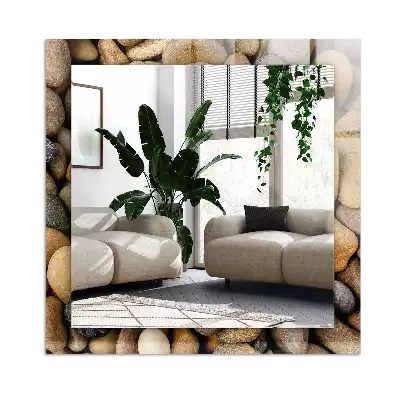 Decorațiuni de perete cu oglinzi Pietre netede colorate