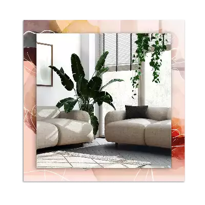 Decorațiuni perete cu oglindă Modele florale abstracte