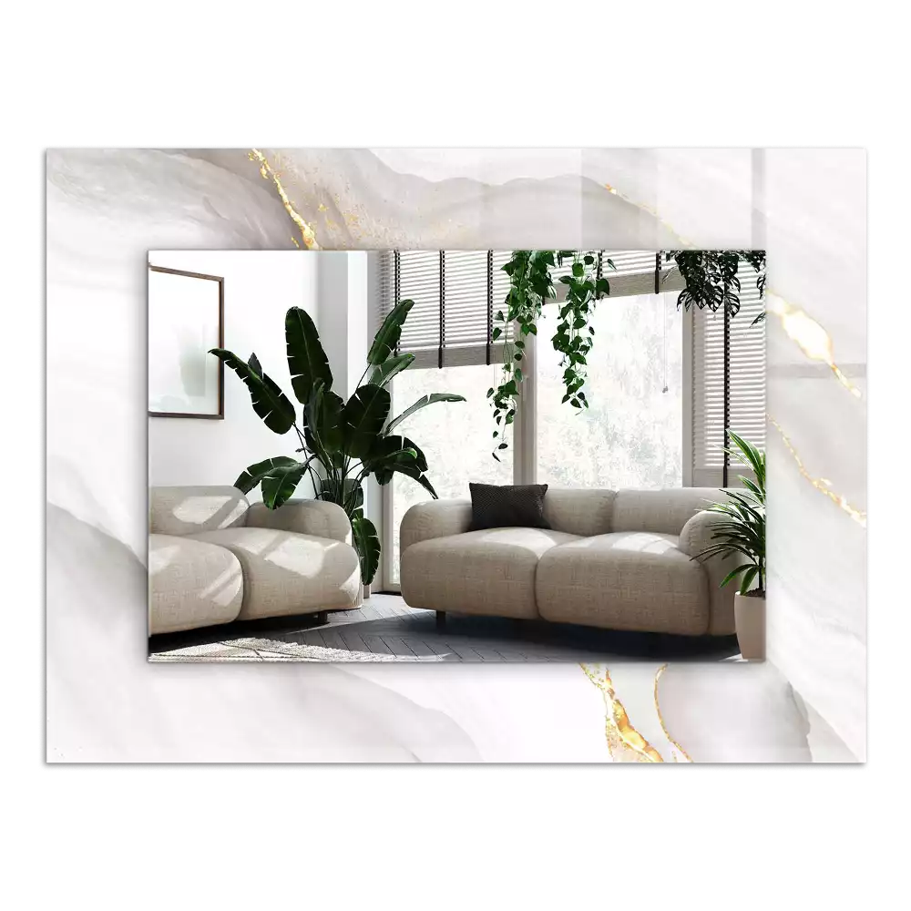 Decorațiuni de perete cu oglinzi Marmură gri