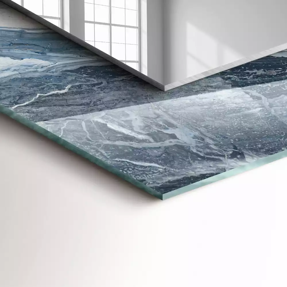 Oglindă imprimată Marmură în nuanțe