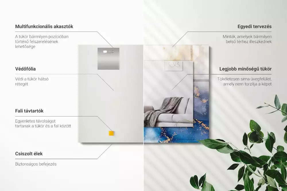 Decorațiuni de perete cu oglinzi Artă plastică abstractă