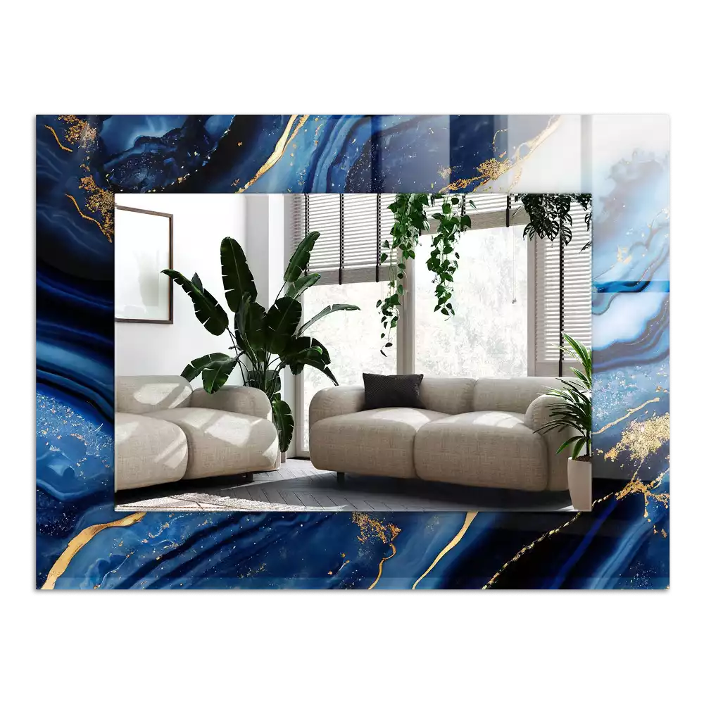 Decorațiuni de perete cu oglinzi Artă abstractă marmură