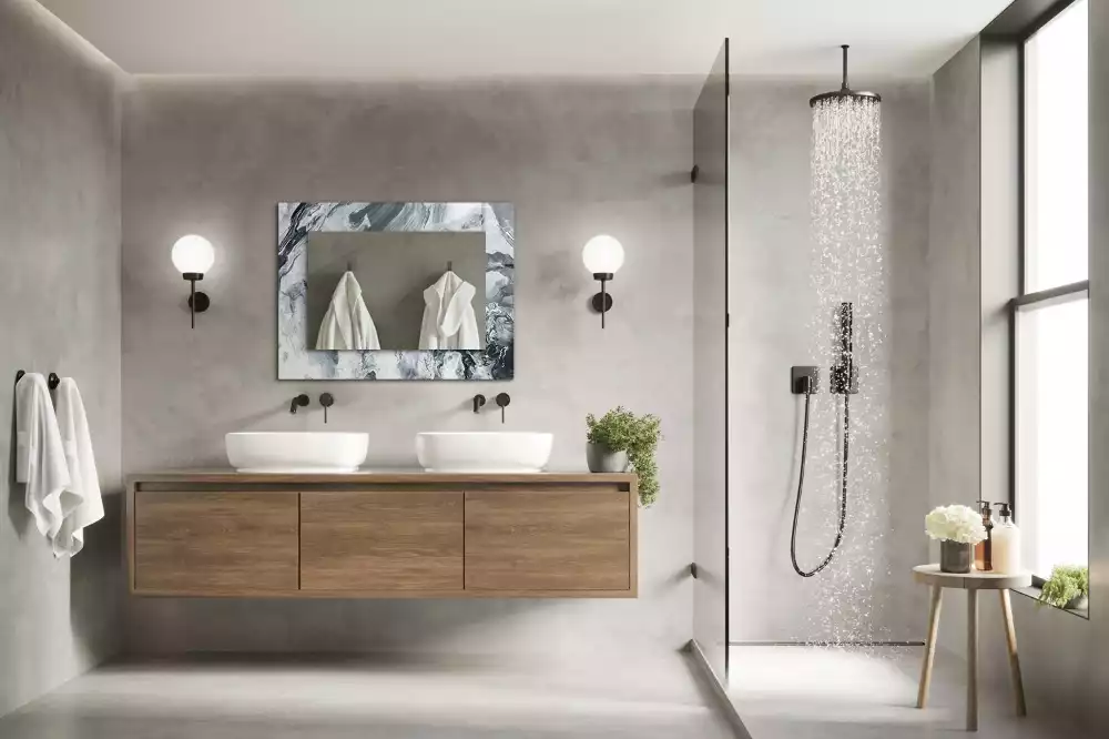 Decorațiuni de perete cu oglinzi Compoziție picturală abstractă