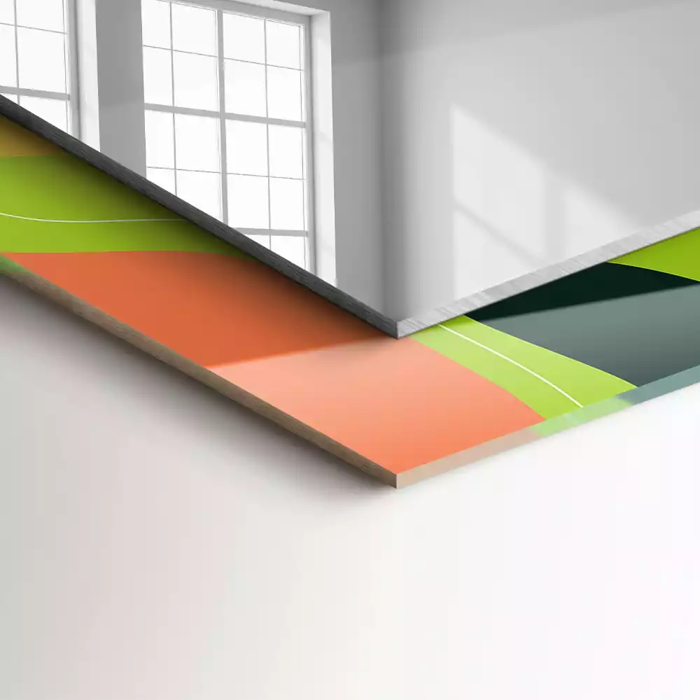 Oglindă imprimată Modele abstracte colorate