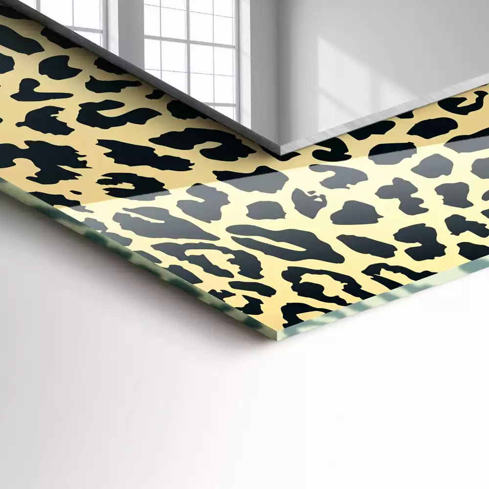 Decorațiuni de perete cu oglinzi Model leopard