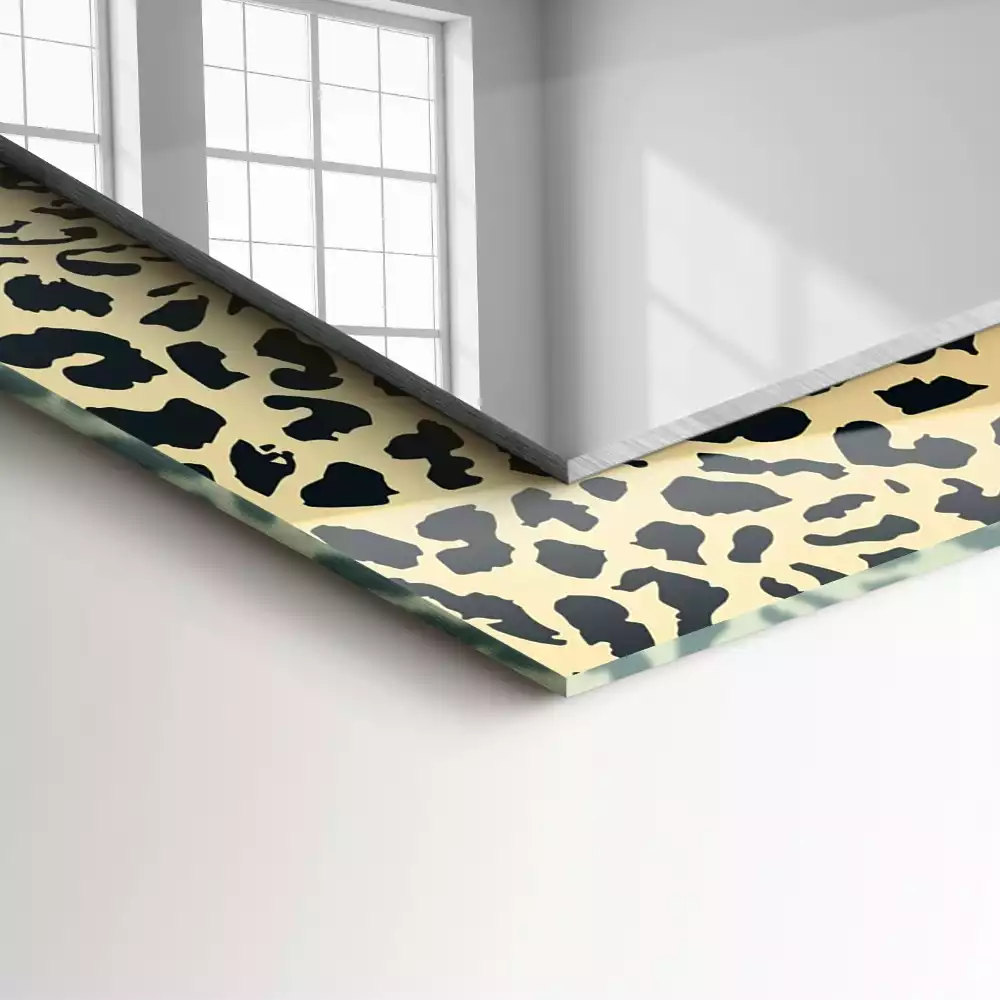 Decorațiuni de perete cu oglinzi Model leopard