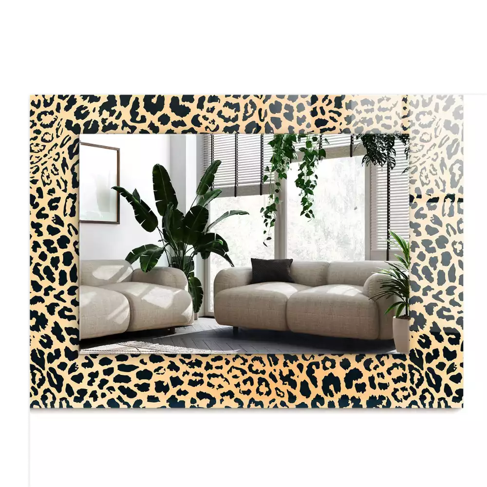Decorațiuni de perete cu oglinzi Model leopard