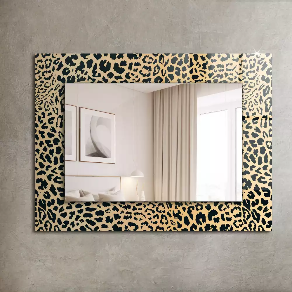 Decorațiuni de perete cu oglinzi Model leopard
