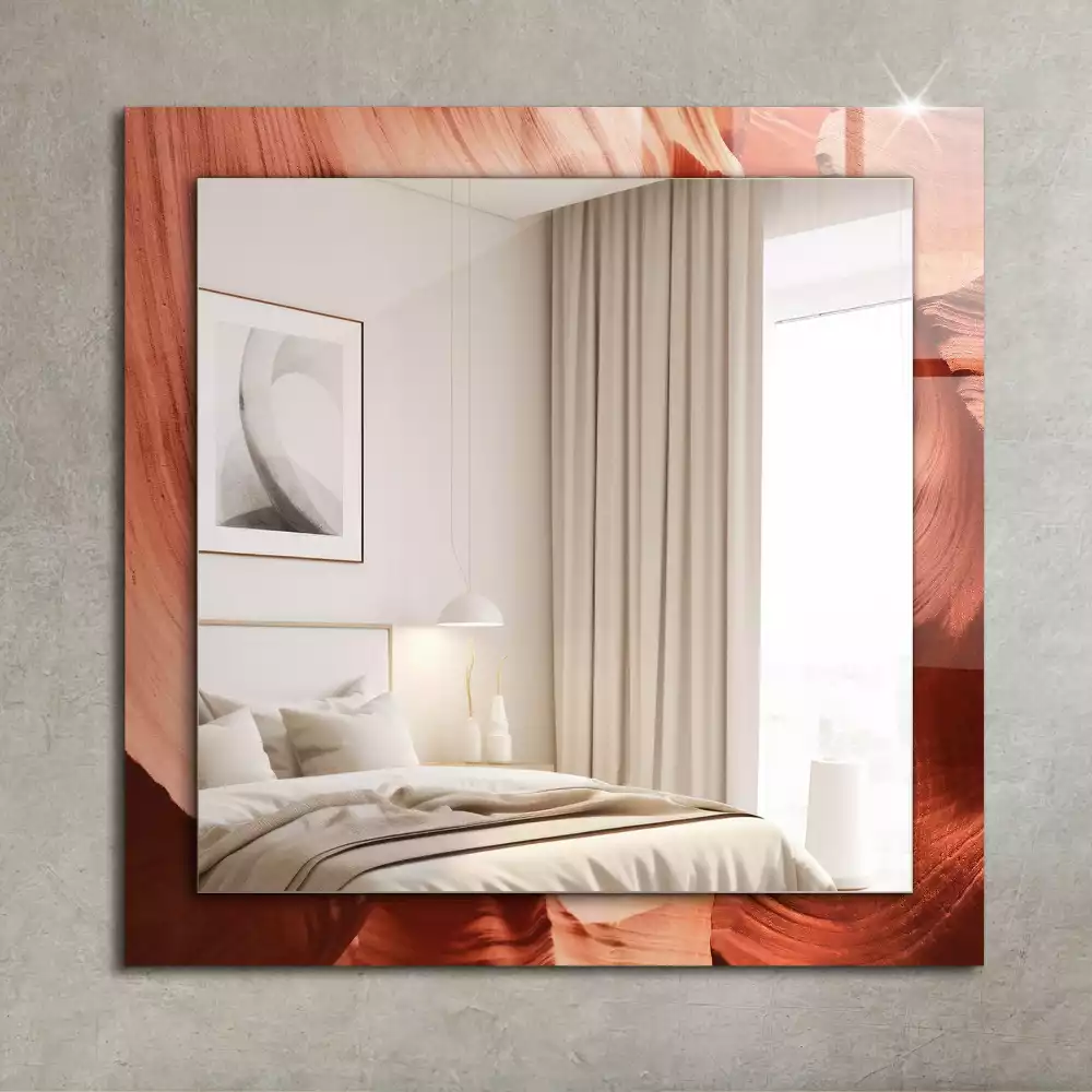 Decorațiuni de perete cu oglinzi Canion rocă deșert