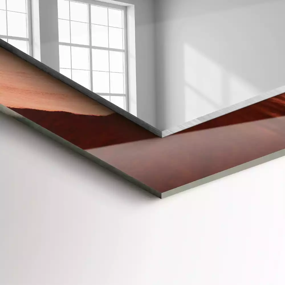 Decorațiuni de perete cu oglinzi Canion rocă deșert