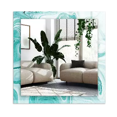 Decorațiuni perete cu oglindă Model marmură abstractă