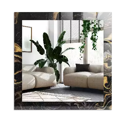 Decorațiuni perete cu oglindă Model marmură abstractă