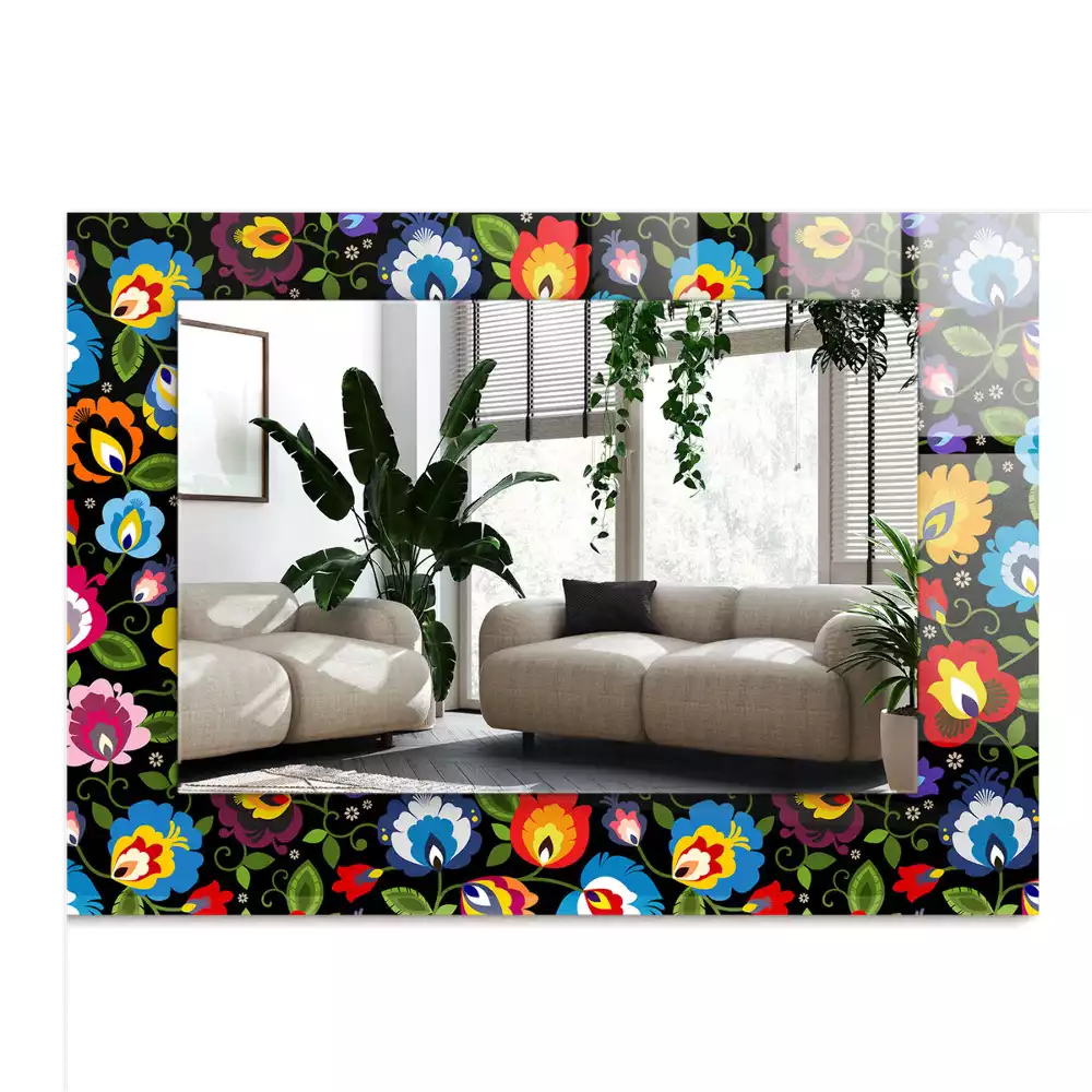 Oglindă imprimată Modele populare colorate