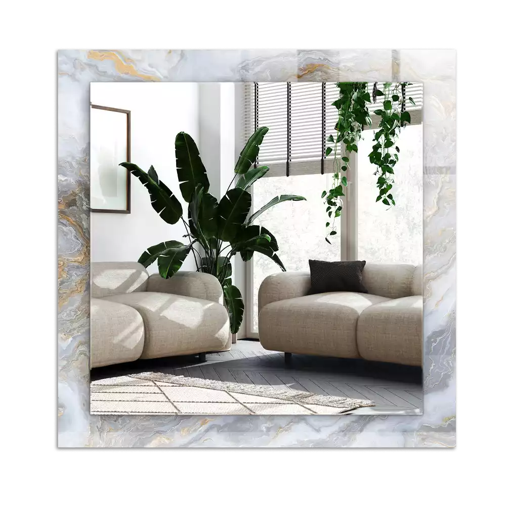 Decorațiuni de perete cu oglinzi Model marmură textură