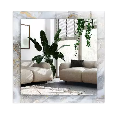 Decorațiuni de perete cu oglinzi Model marmură textură