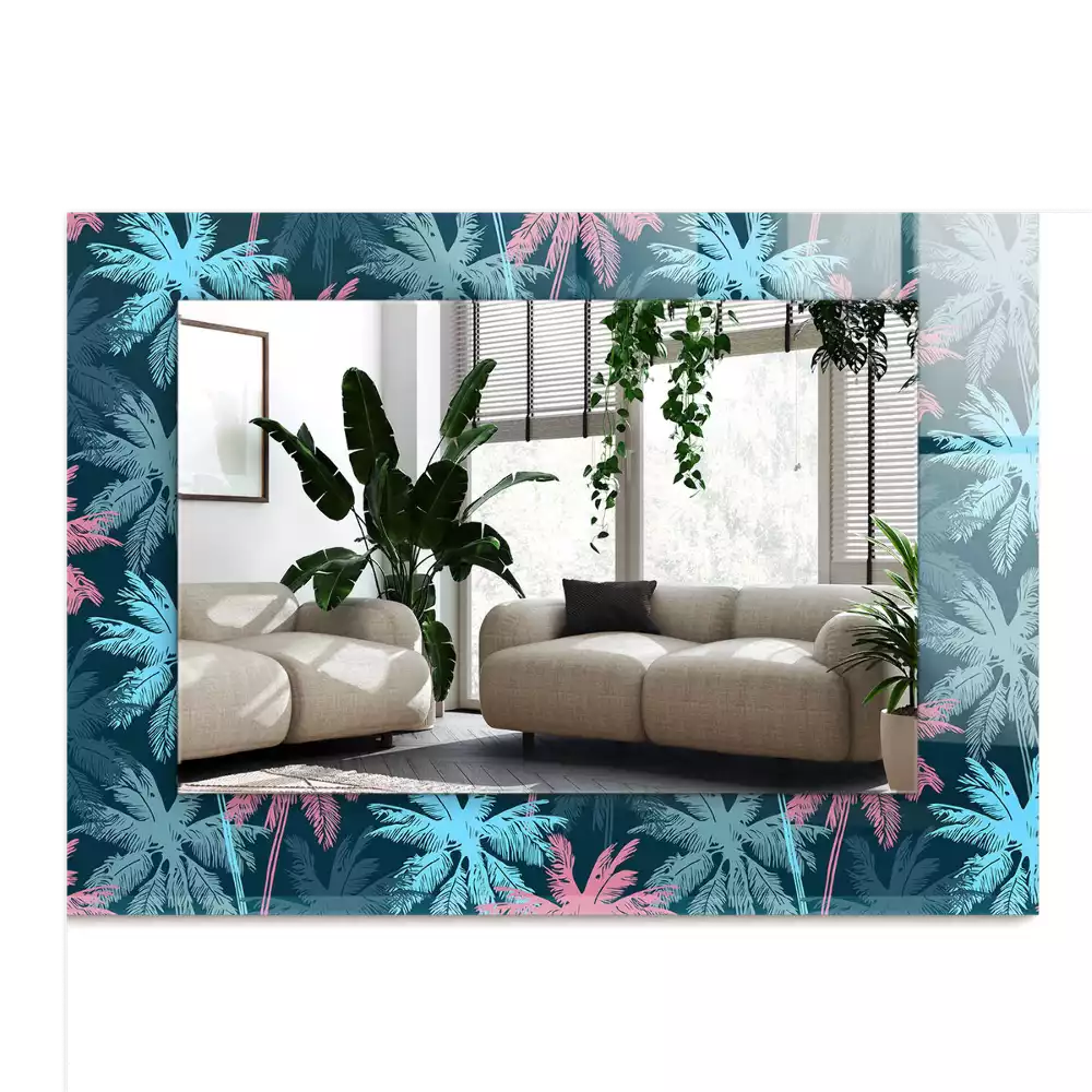 Oglindă imprimată Palmieri model colorat