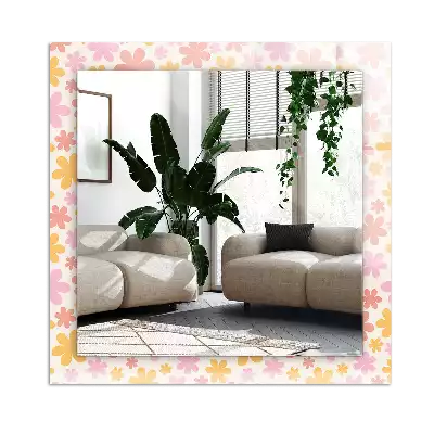 Decorațiuni perete cu oglindă Model floral