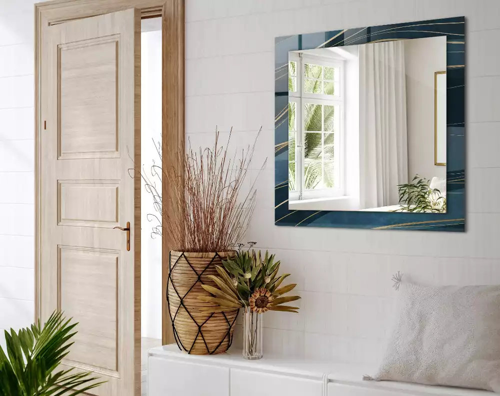 Decorațiuni de perete cu oglinzi Linii abstracte