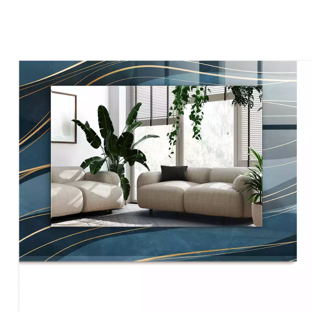 Decorațiuni de perete cu oglinzi Linii abstracte