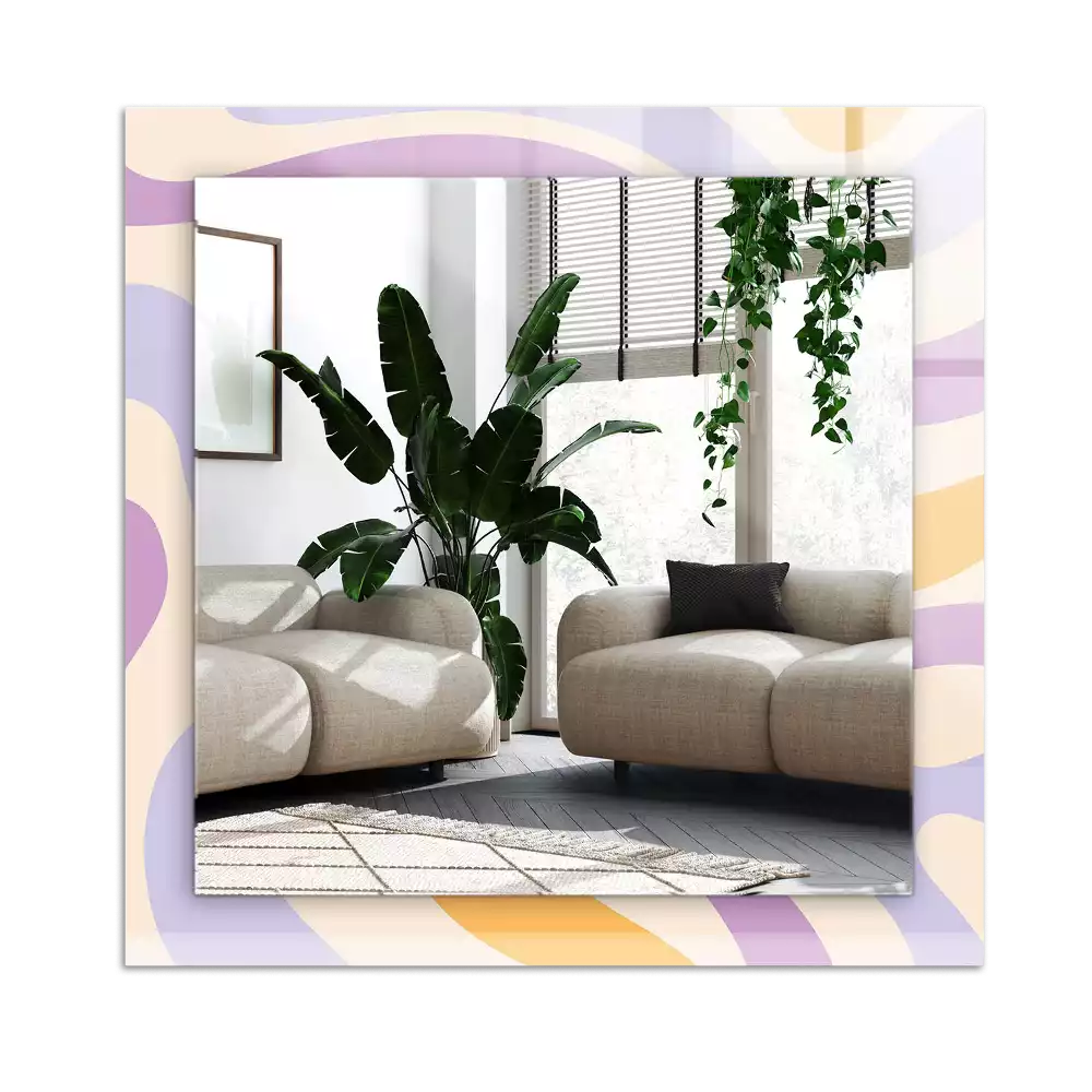 Decorațiuni de perete cu oglinzi Modele colorate abstracte