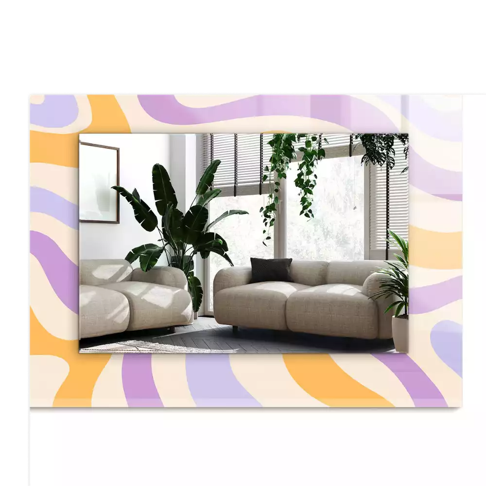 Decorațiuni de perete cu oglinzi Modele colorate abstracte