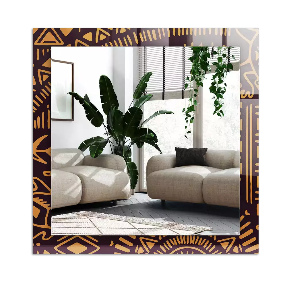 Decorațiuni perete cu oglindă Model etnic